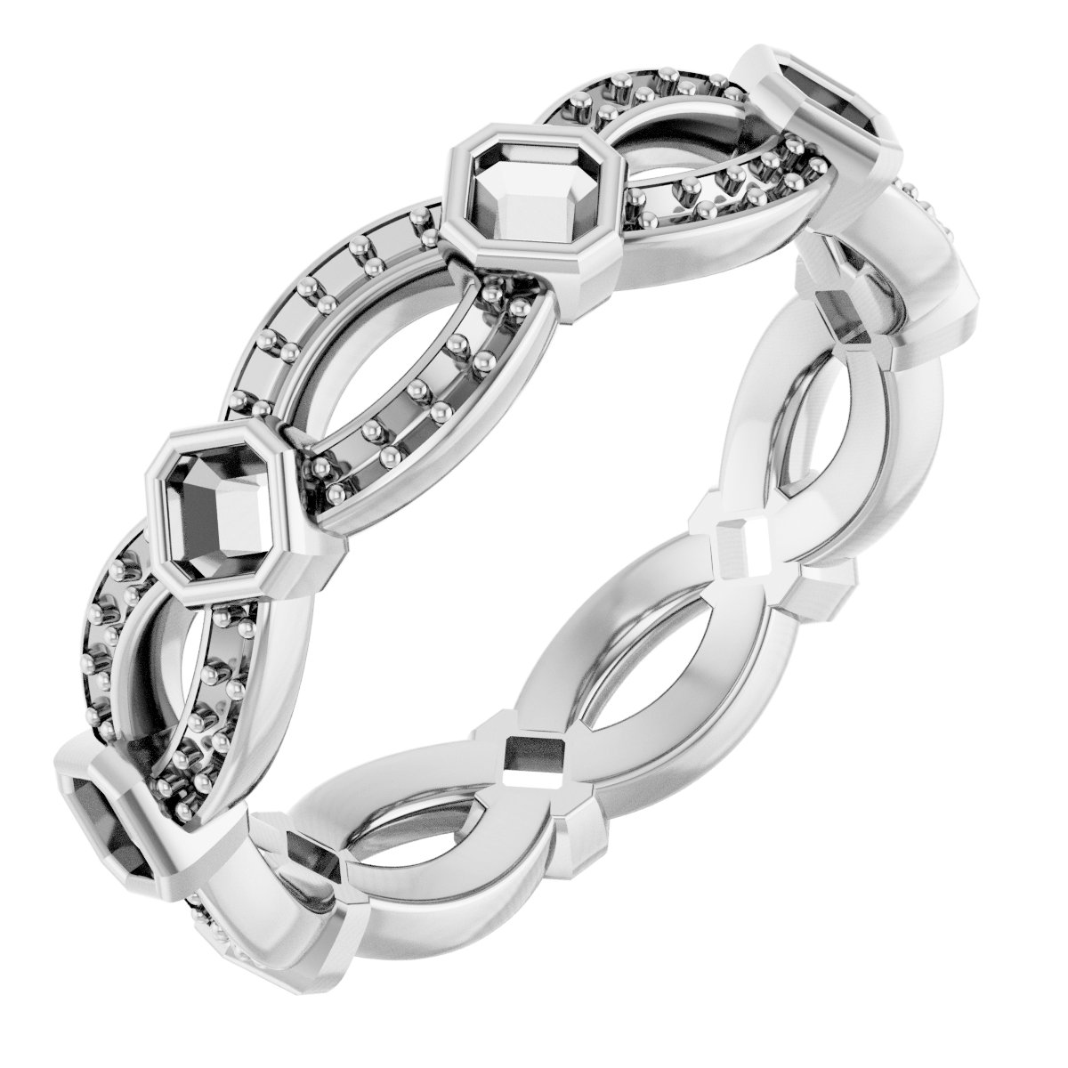 Infinity-Inspired Eternity Band
