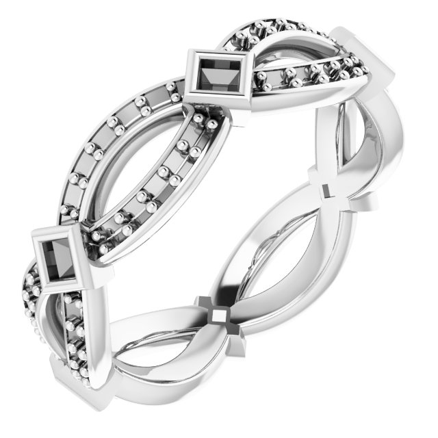 Infinity-Inspired Eternity Band