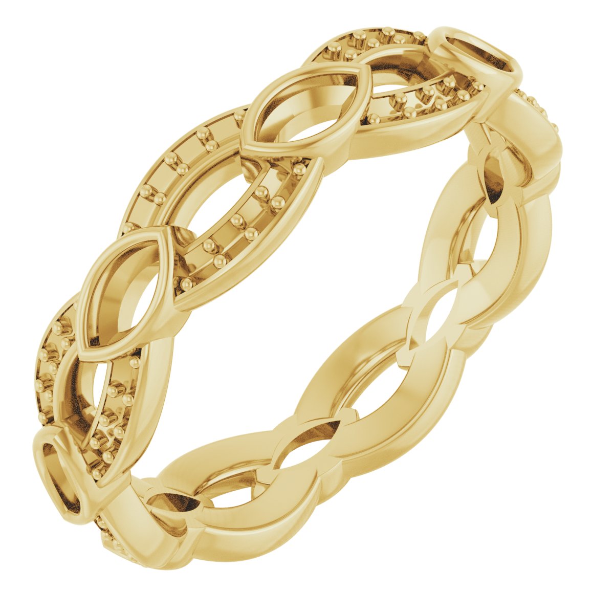 Infinity-Inspired Eternity Band
