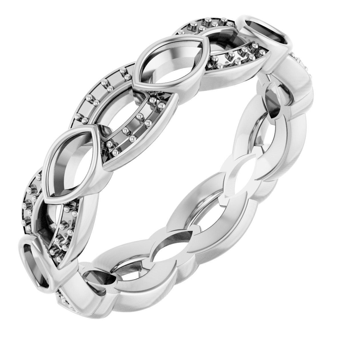 Infinity-Inspired Eternity Band