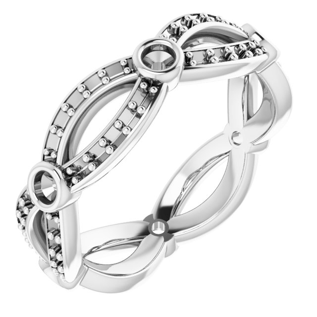 Infinity-Inspired Eternity Band
