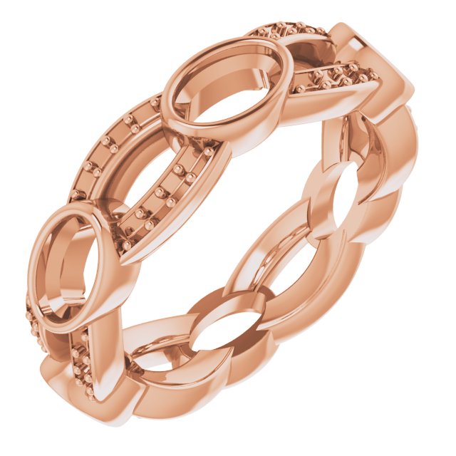 Infinity-Inspired Eternity Band