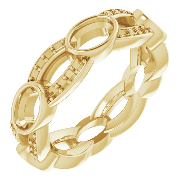 Infinity-Inspired Eternity Band