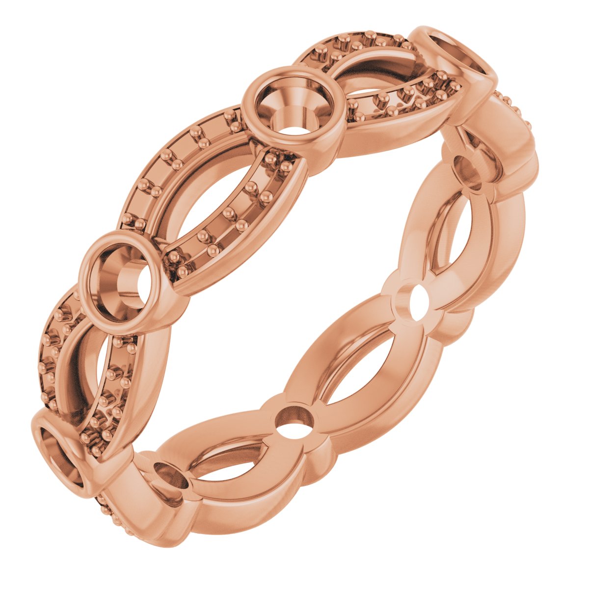 Infinity-Inspired Eternity Band