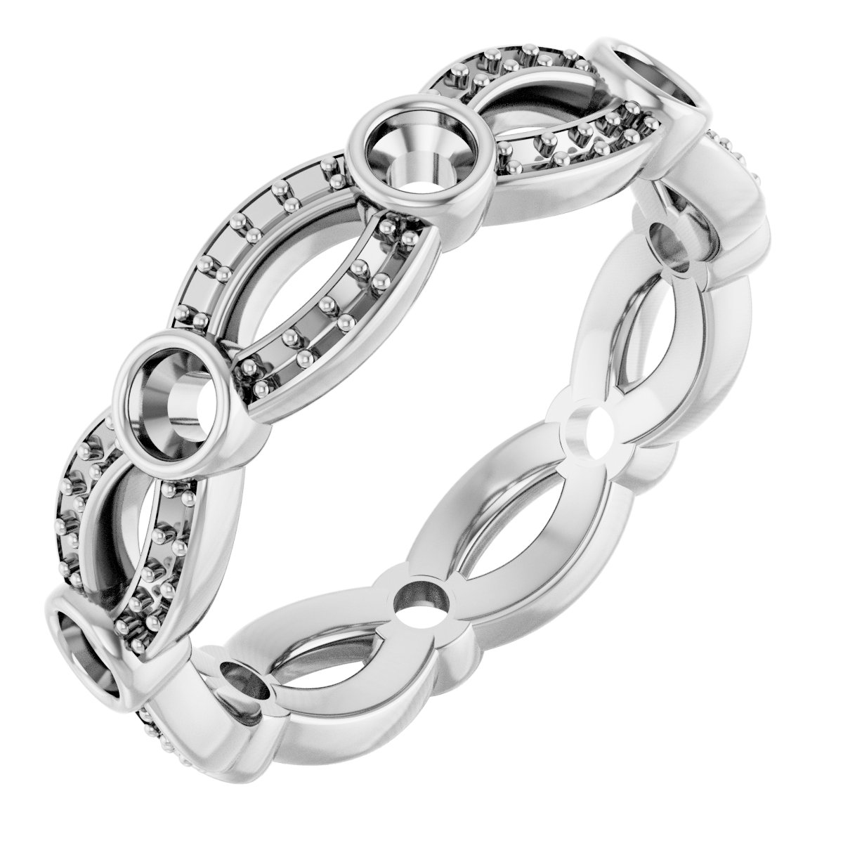 Infinity-Inspired Eternity Band