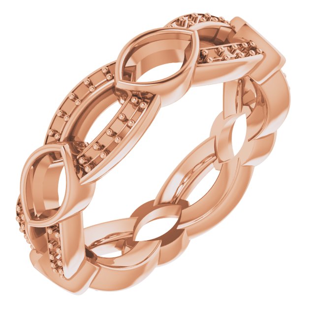 Infinity-Inspired Eternity Band