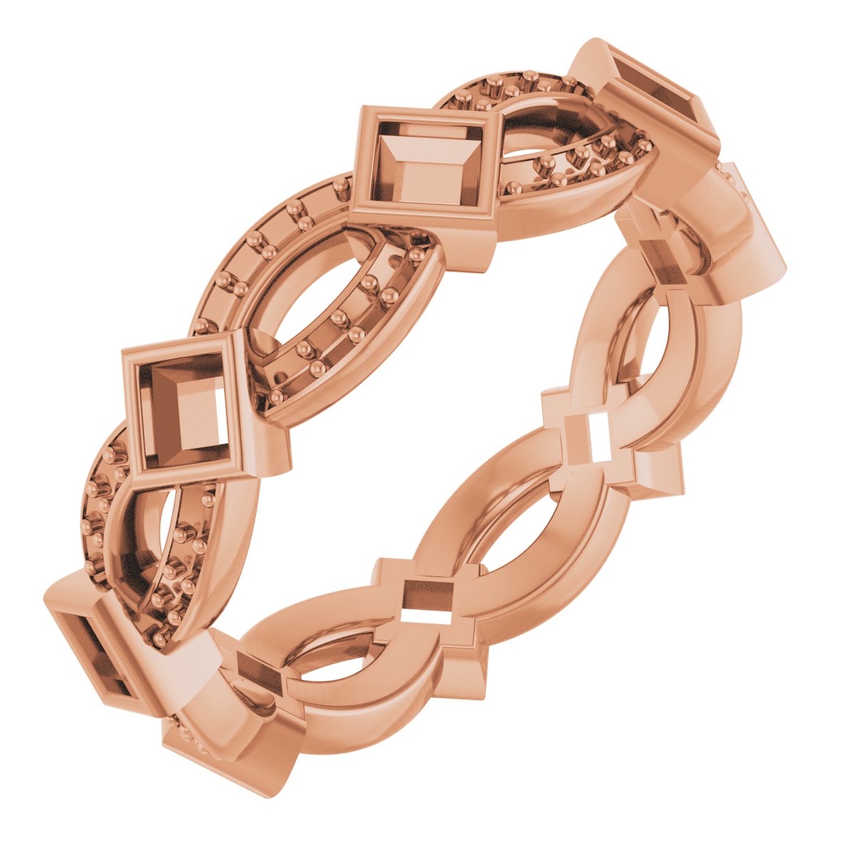 Infinity-Inspired Eternity Band