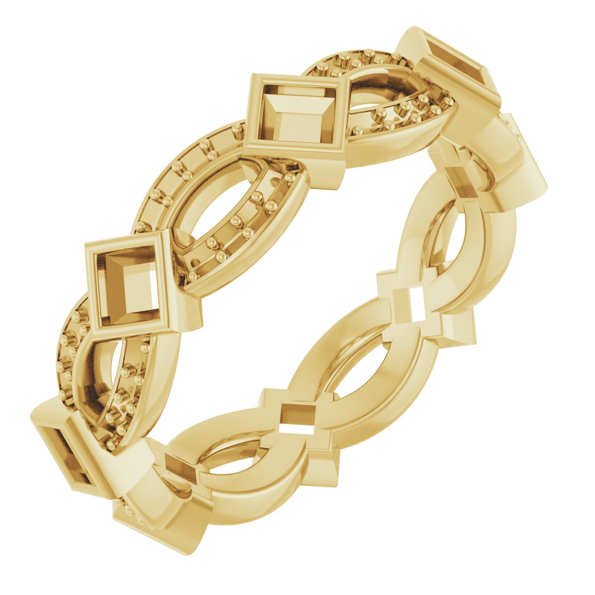 Infinity-Inspired Eternity Band