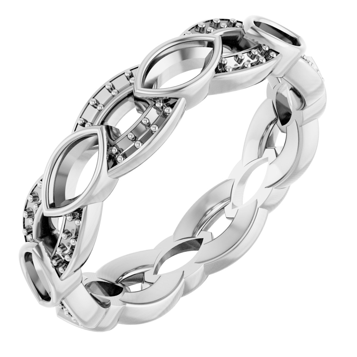 Infinity-Inspired Eternity Band