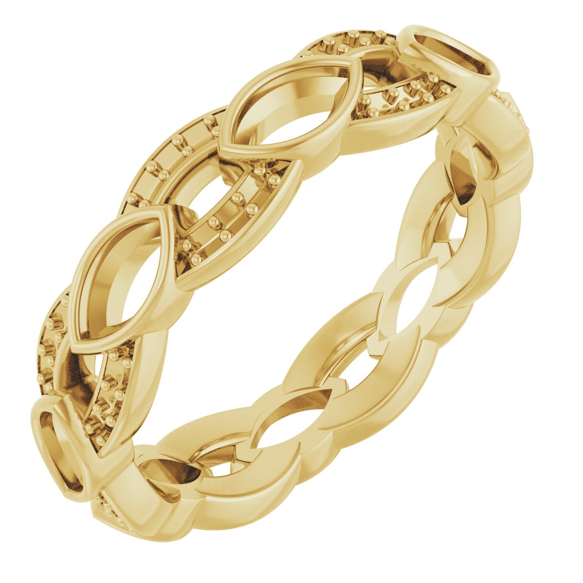 Infinity-Inspired Eternity Band