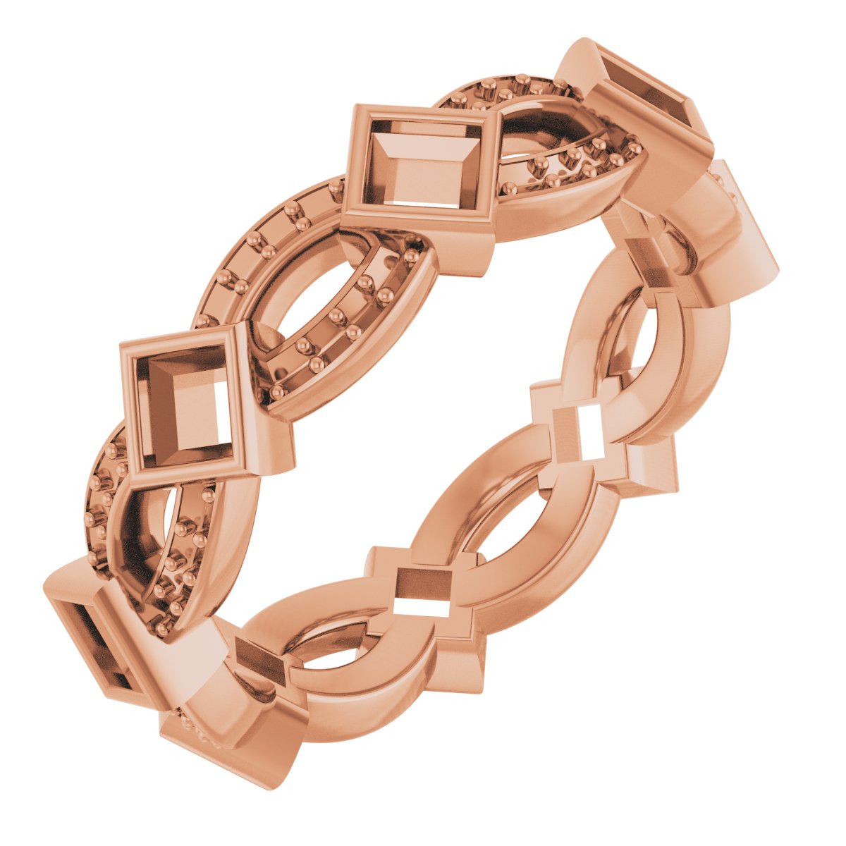 Infinity-Inspired Eternity Band