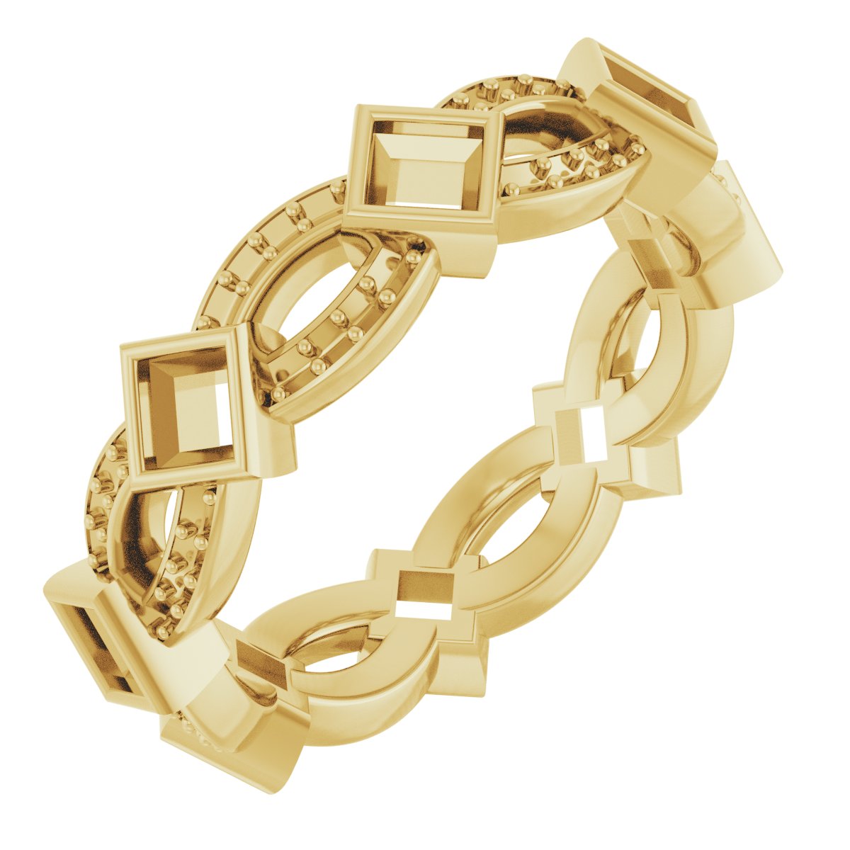 Infinity-Inspired Eternity Band