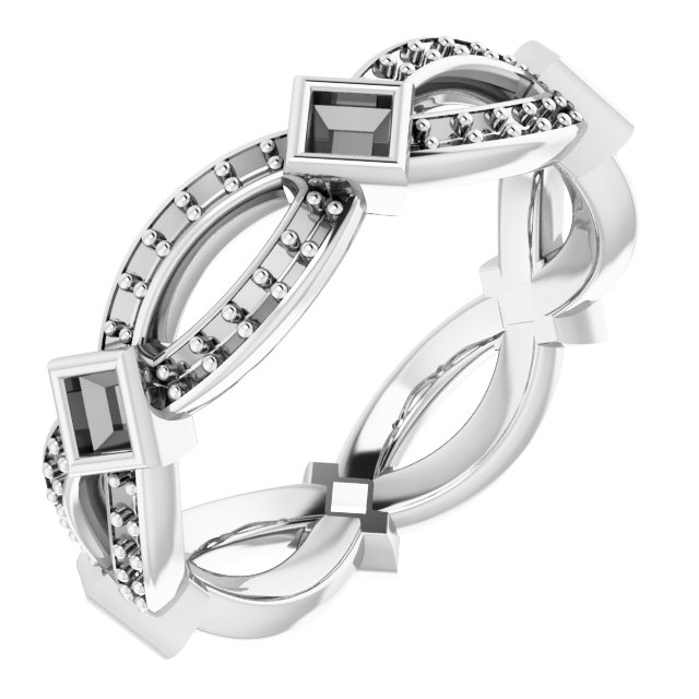 Infinity-Inspired Eternity Band