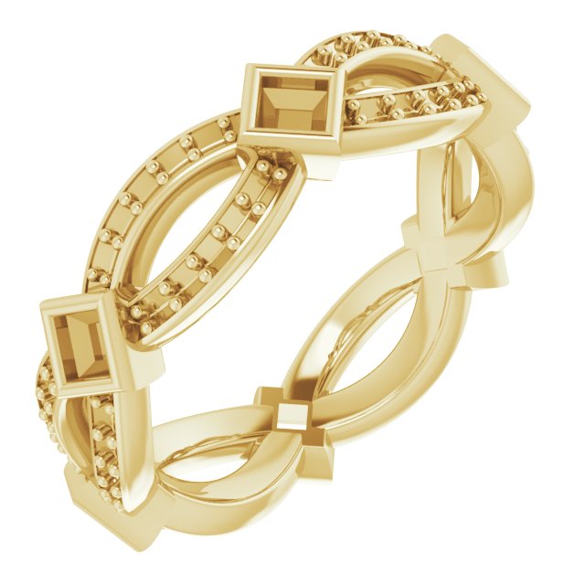 Infinity-Inspired Eternity Band