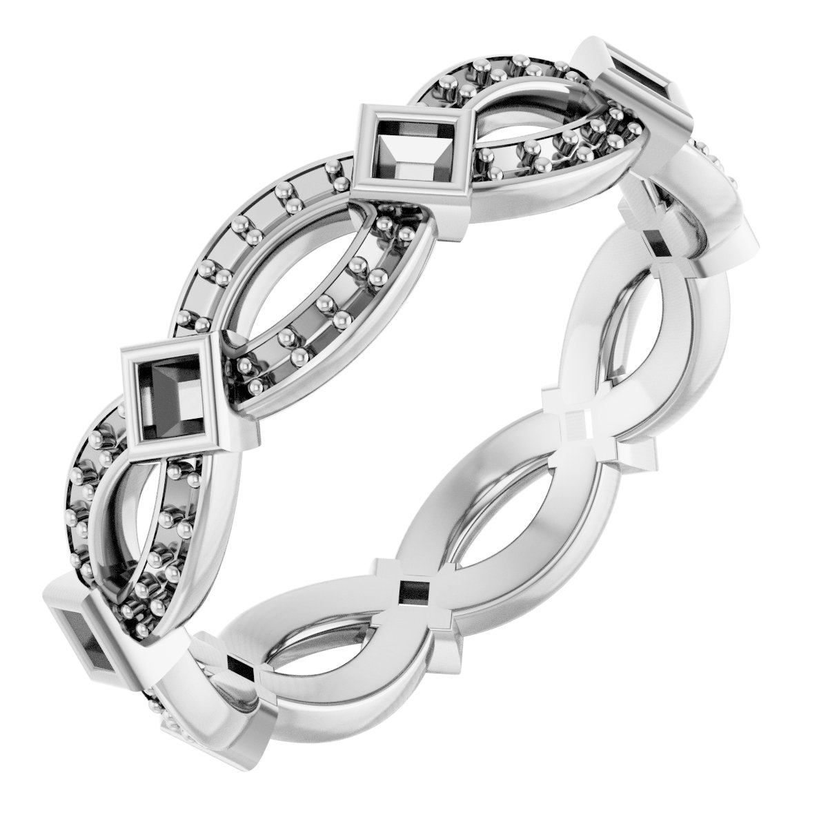 Infinity-Inspired Eternity Band