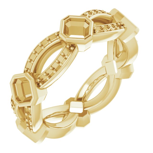 Infinity-Inspired Eternity Band