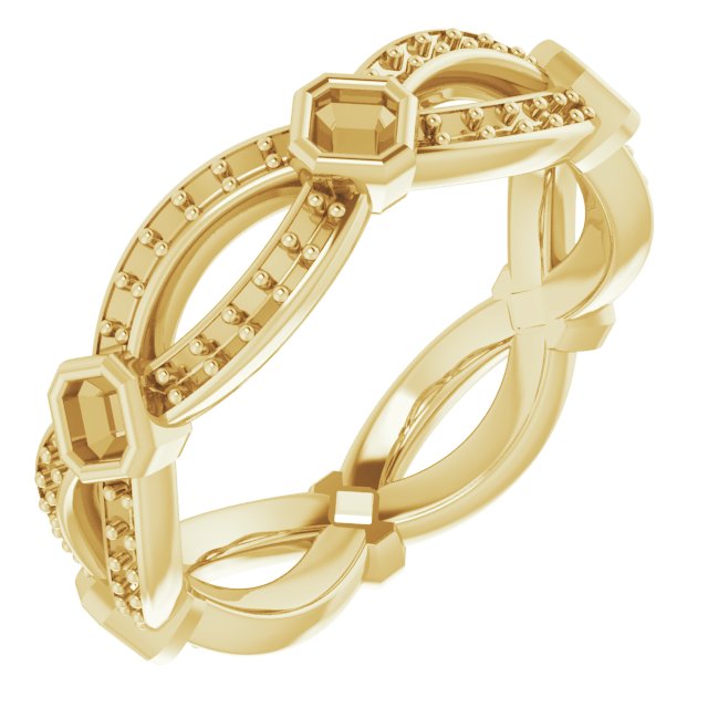 Infinity-Inspired Eternity Band