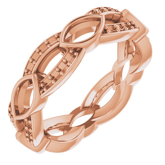 Infinity-Inspired Eternity Band