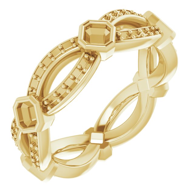 Infinity-Inspired Eternity Band