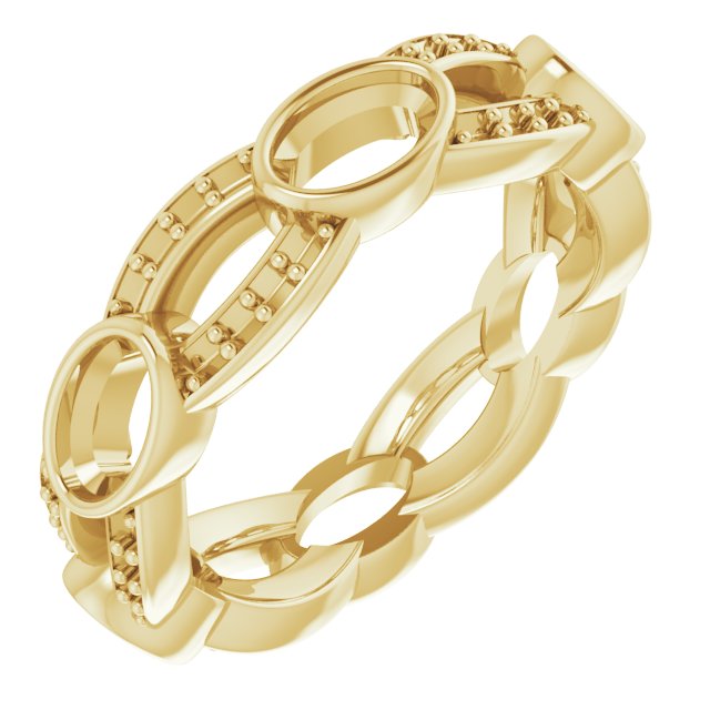 Infinity-Inspired Eternity Band