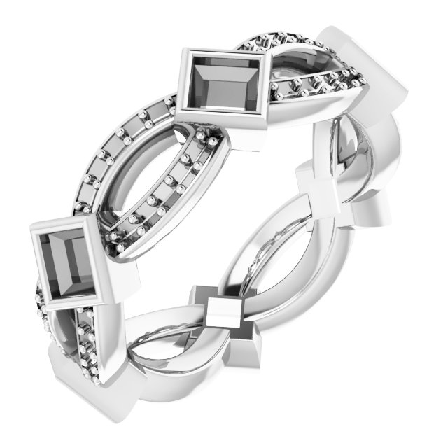 Infinity-Inspired Eternity Band