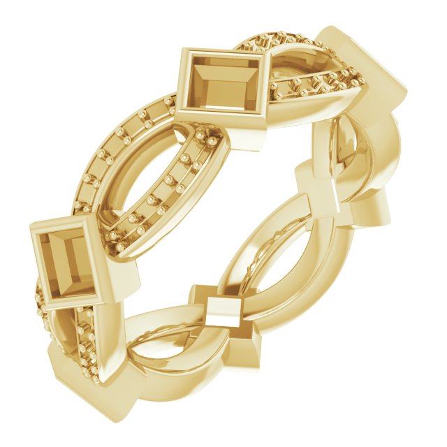 Infinity-Inspired Eternity Band