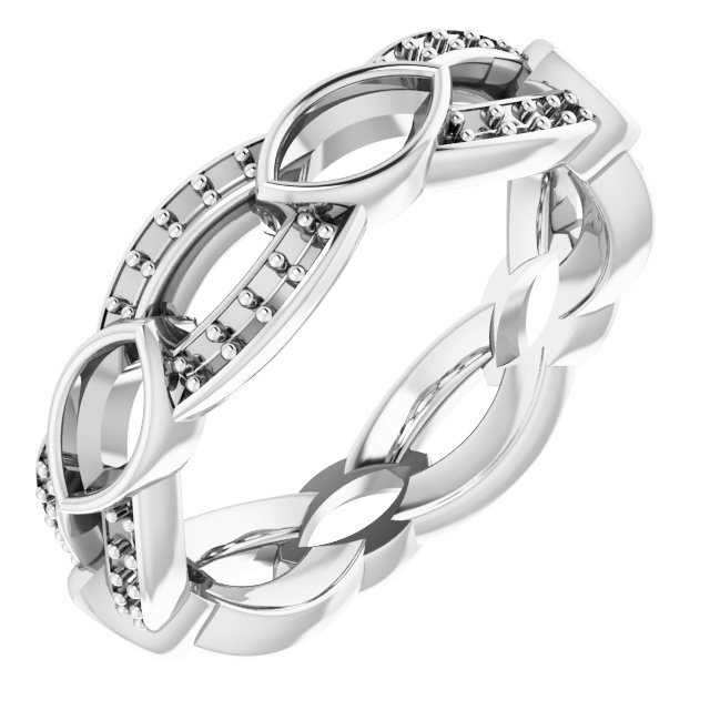 Infinity-Inspired Eternity Band