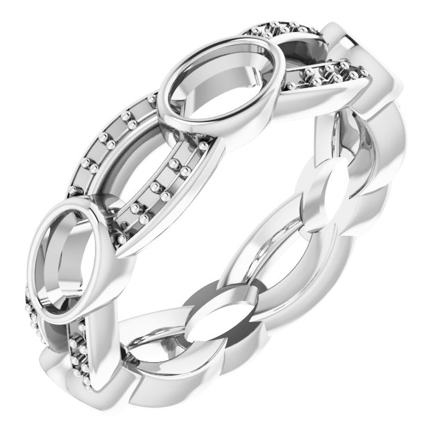 Infinity-Inspired Eternity Band
