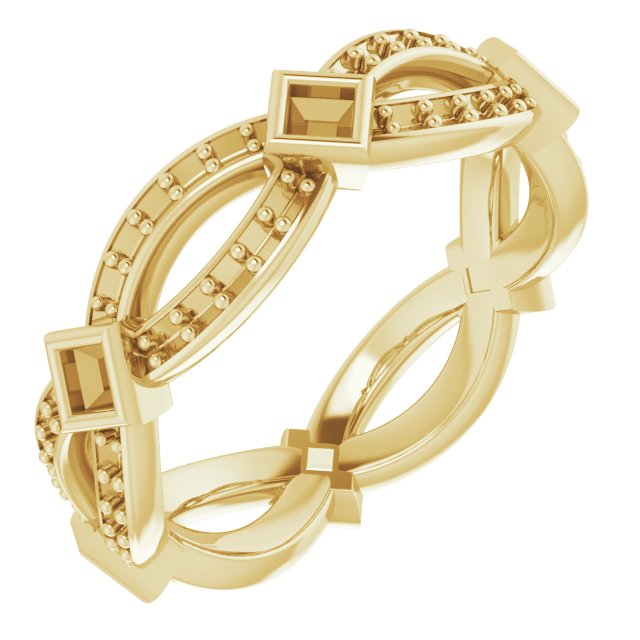 Infinity-Inspired Eternity Band