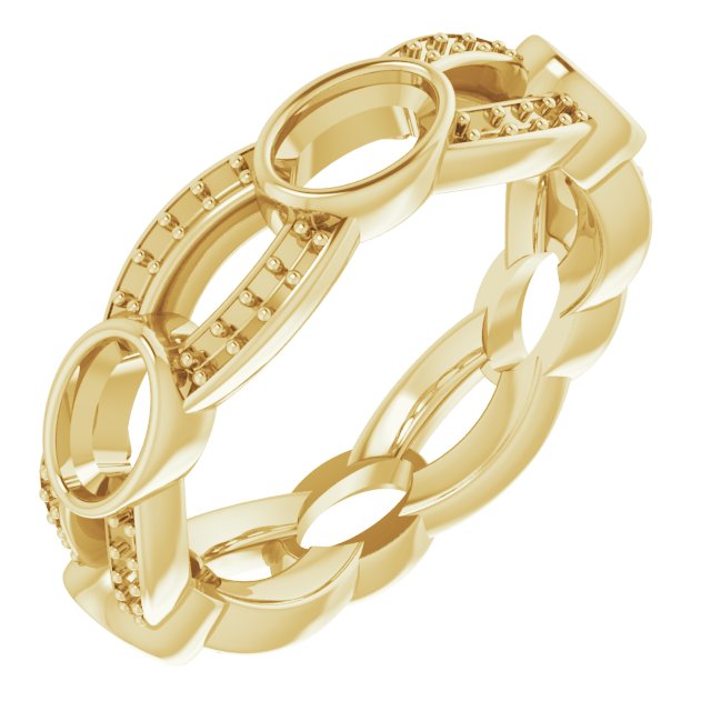 Infinity-Inspired Eternity Band