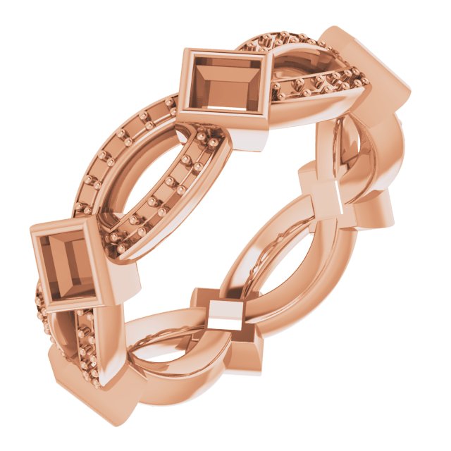 Infinity-Inspired Eternity Band
