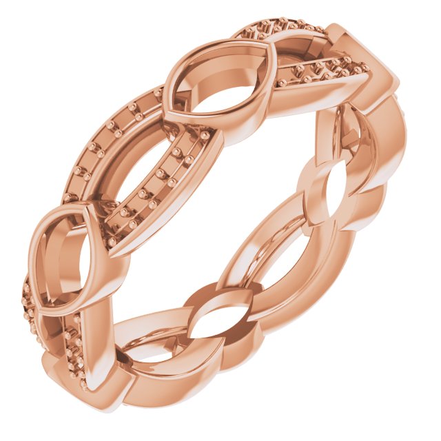 Infinity-Inspired Eternity Band