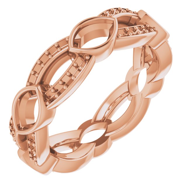 Infinity-Inspired Eternity Band