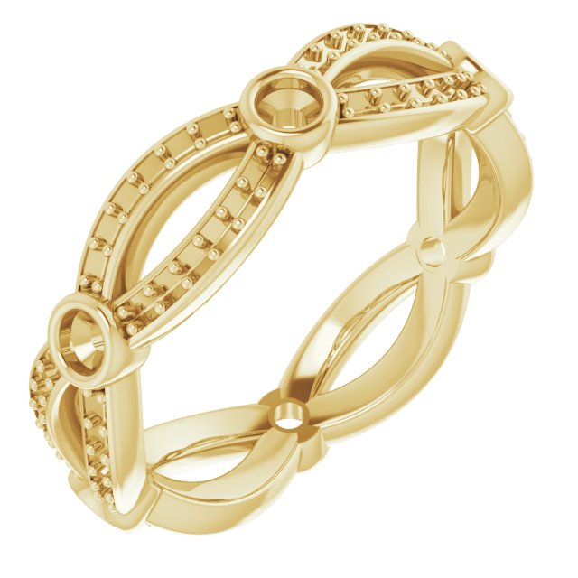 Infinity-Inspired Eternity Band