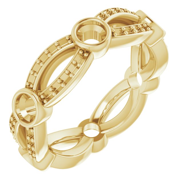 Infinity-Inspired Eternity Band