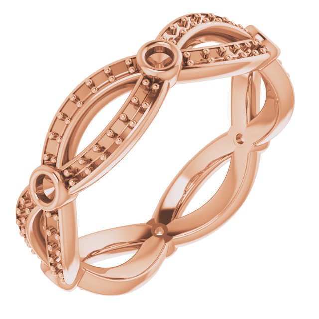Infinity-Inspired Eternity Band