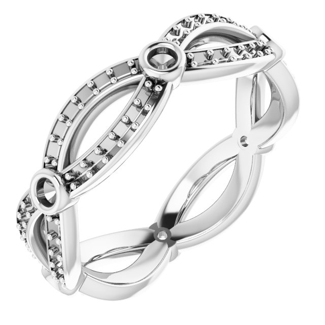Infinity-Inspired Eternity Band