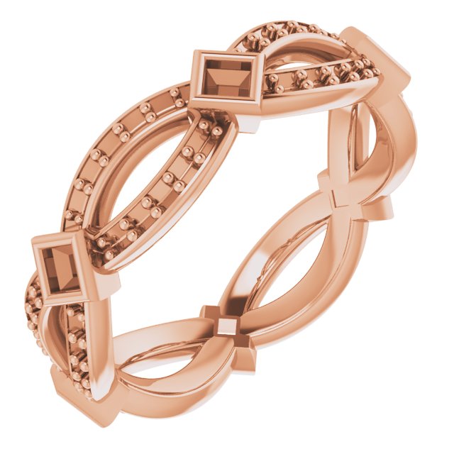 Infinity-Inspired Eternity Band