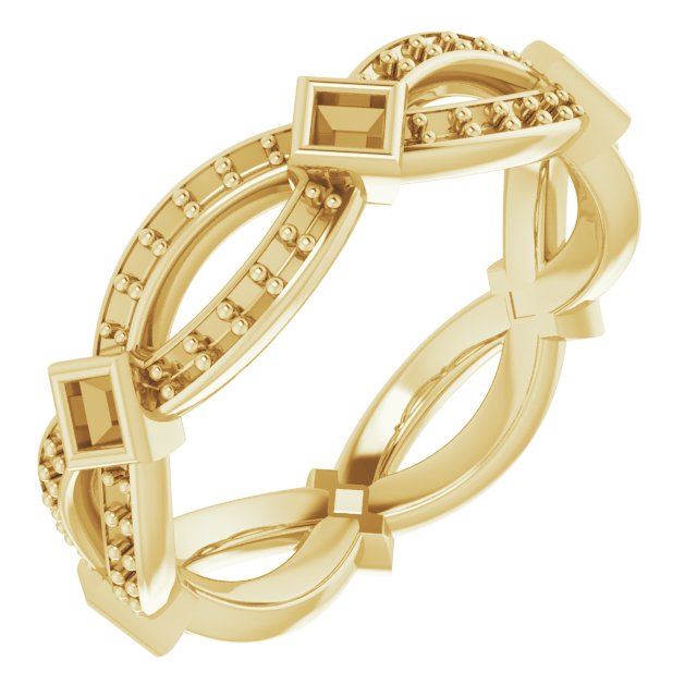 Infinity-Inspired Eternity Band