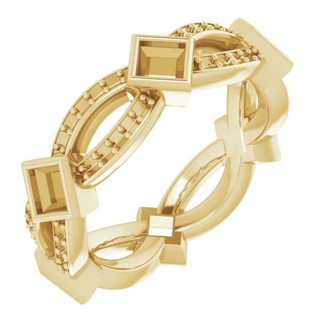 Infinity-Inspired Eternity Band
