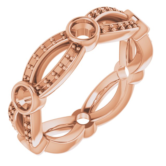 Infinity-Inspired Eternity Band