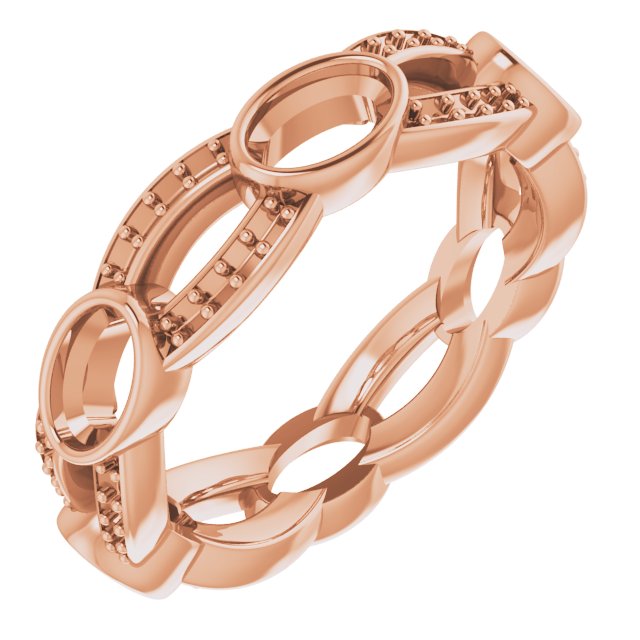 Infinity-Inspired Eternity Band
