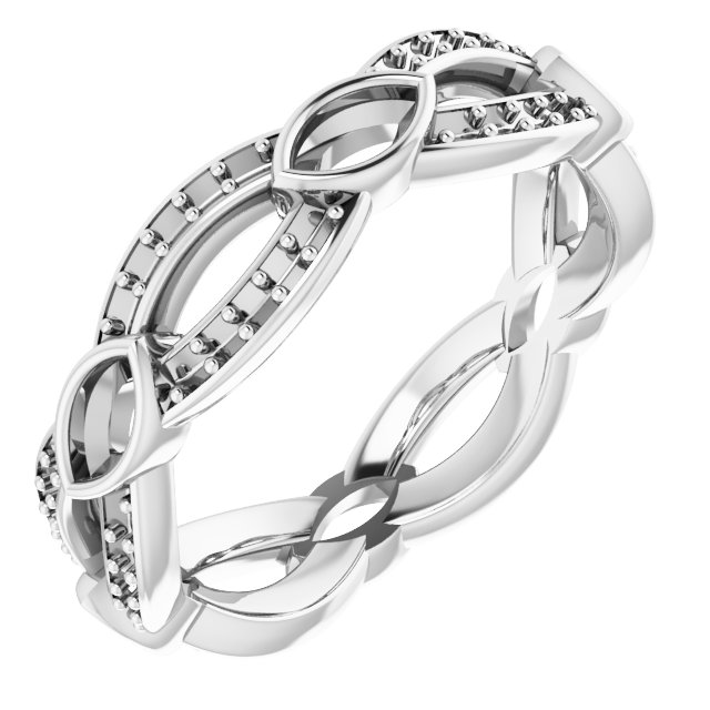 Infinity-Inspired Eternity Band