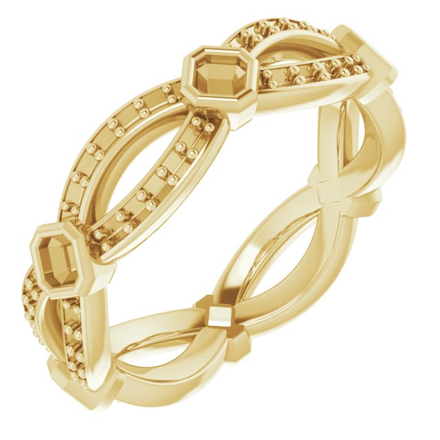 Infinity-Inspired Eternity Band