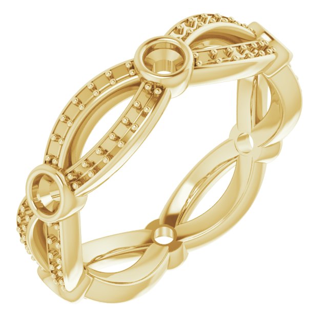 Infinity-Inspired Eternity Band