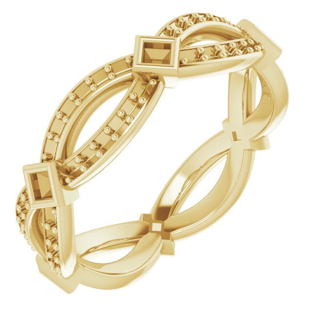 Infinity-Inspired Eternity Band