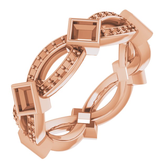 Infinity-Inspired Eternity Band