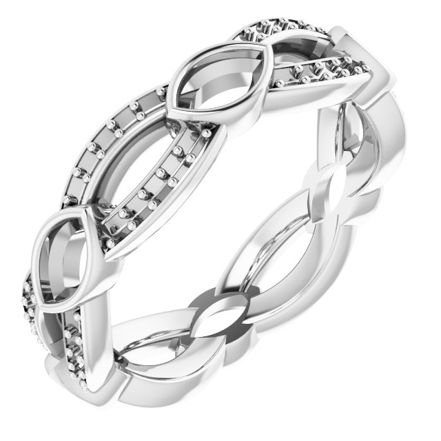 Infinity-Inspired Eternity Band