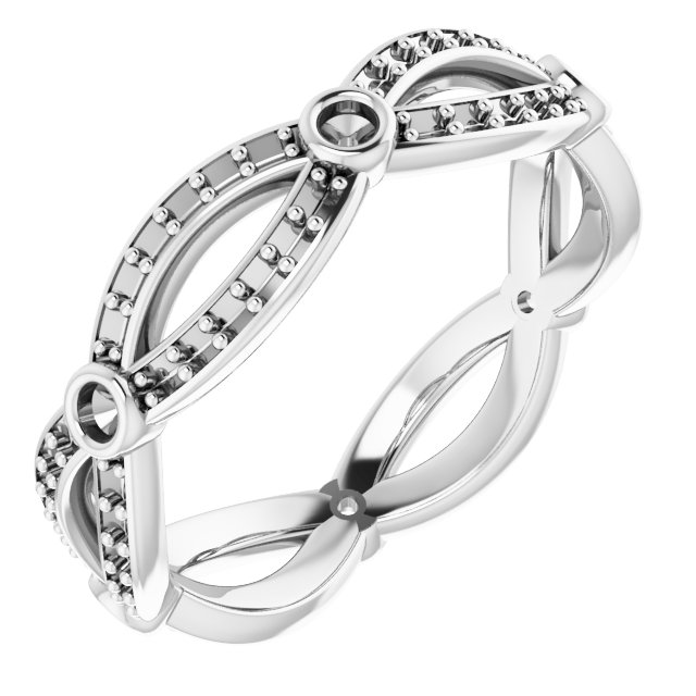 Infinity-Inspired Eternity Band