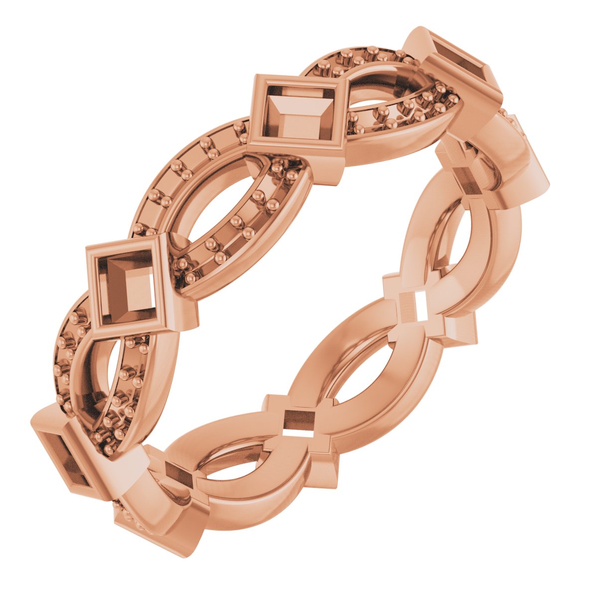 Infinity-Inspired Eternity Band
